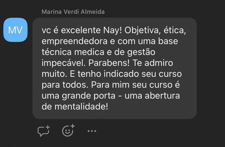 Depoimento - Curso Clinic