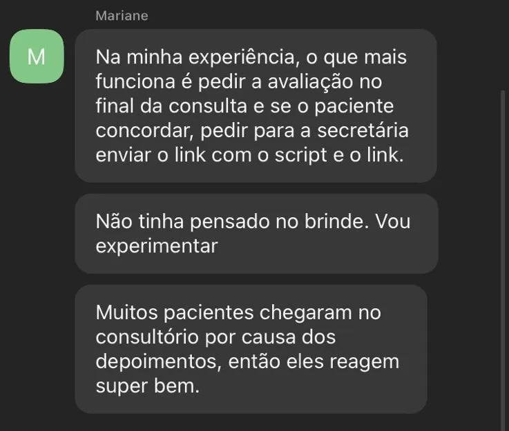 Depoimento - Curso Clinic